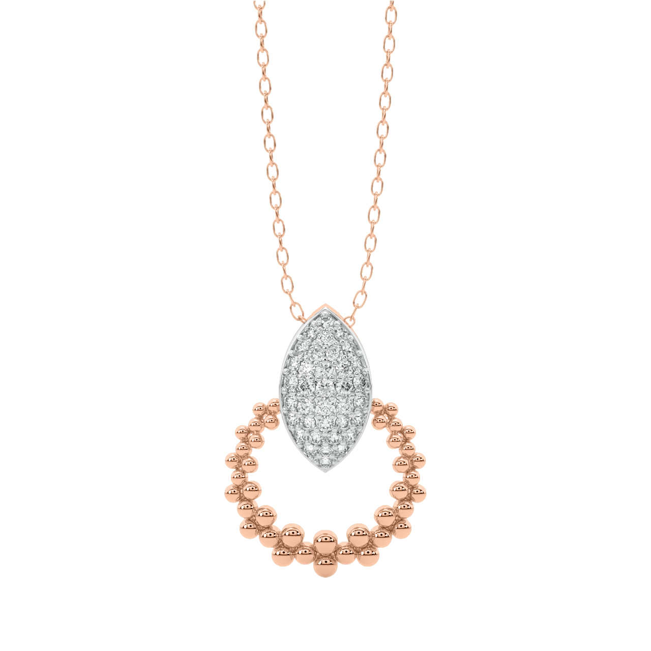 Zoey Round Diamond Pendant